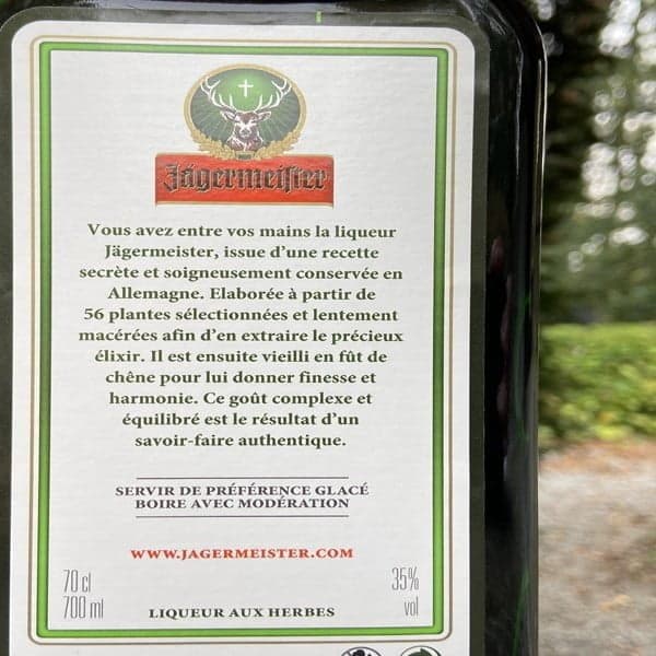 Jägermeister, La liqueur aux plantes classée 9ème alcool le plus consommé  au monde - Du Bruit Côté Cuisine