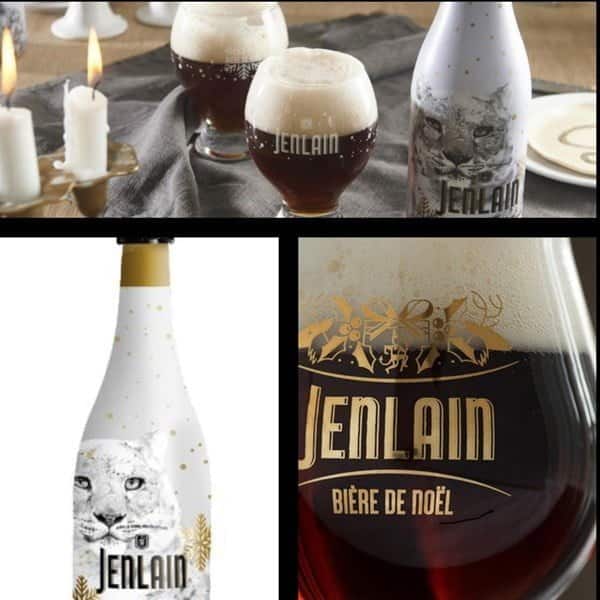 JENLAIN Bière de Noël ambrée 8.5% 75cl pas cher 