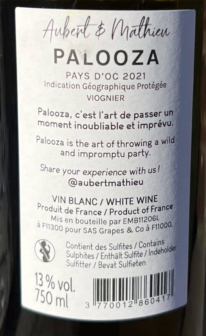 Aubert & Mathieu Palooza Blanc 2021 – Image 2